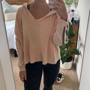 Vintage Havana Cut-Off Lightweight Hoodie